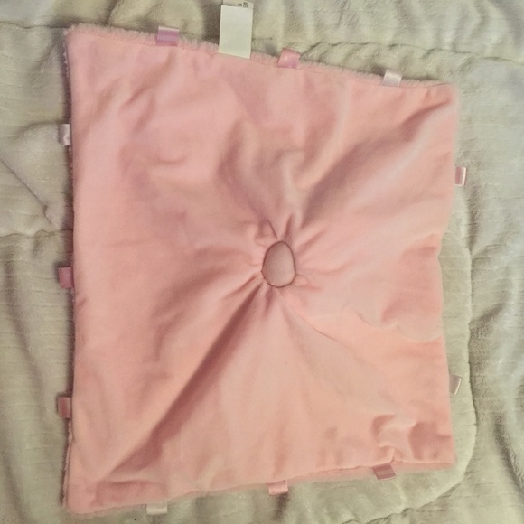 Kellytoy Pink Elephant Tags Baby Rattle Plush Security Blanket Lovey - Picture 4 of 5